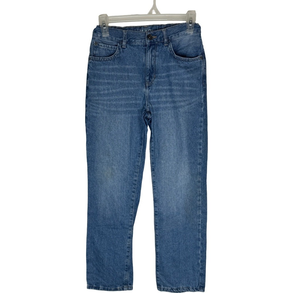 The Children's Place Straight Leg Jeans Kids 10 Husky Denim Adjustable Waist